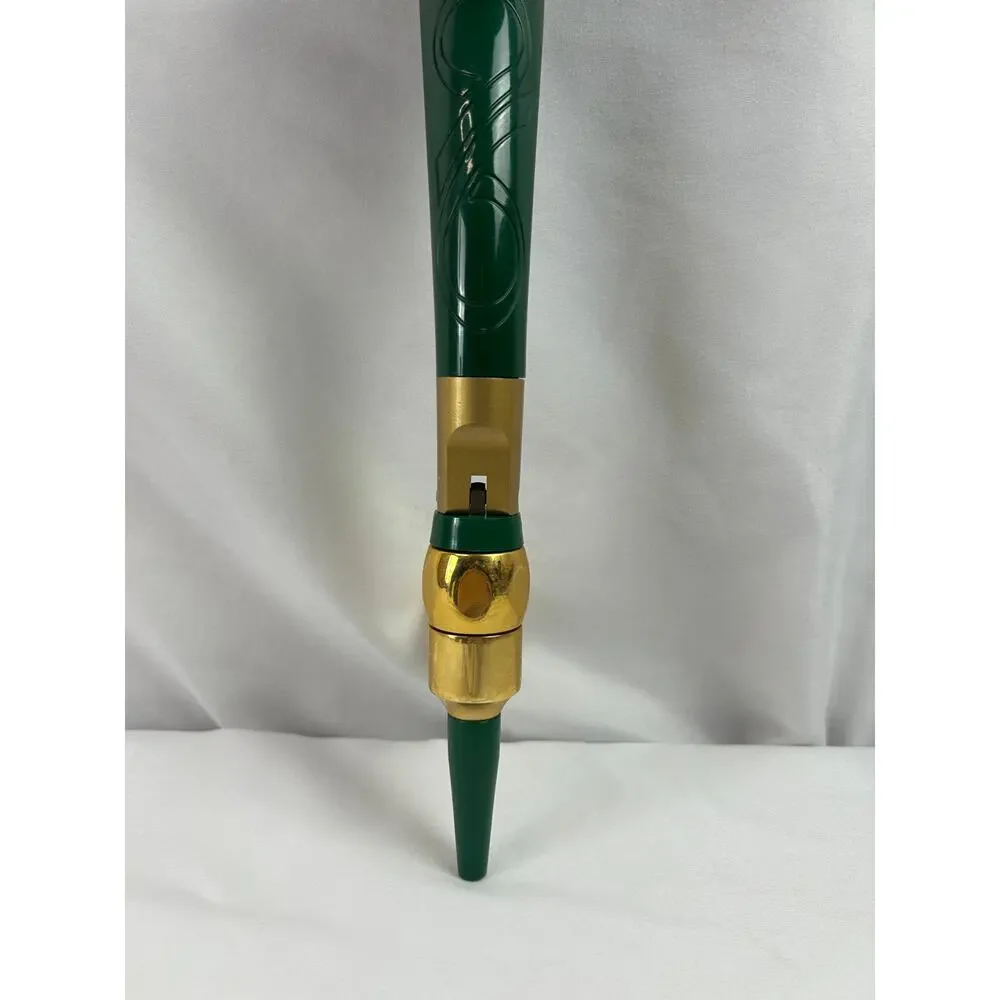 Caffrey's Irish Ale Beer Tap Faucet Swan Neck Green Gold Pub Breweriana